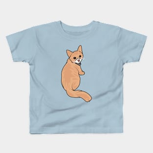 Cat Looking Back Kids T-Shirt